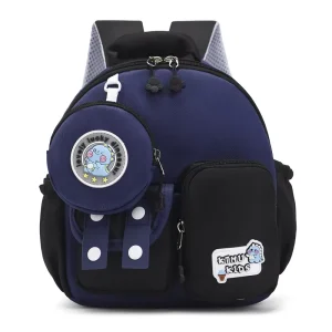 Kindergarten Oxford Schoolbag Korean Style Color Contrast Children’s Backpack Storage Trendy Cool Boys’ Girls’ Travel
