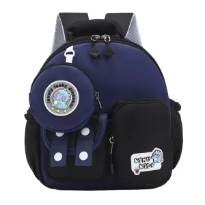 Kindergarten Schoolbags Open Water Resistant Contrasting Colors Children’s Backpacks Fashion Trendy Cool Storage Cute Accessory