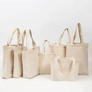 LOW MOQ Custom Small Medium Large 6oz 8oz 10oz 12oz 16oz Recycled Twill Crepe Cotton Canvas Tote Bag Grocery Store Shopping Bag