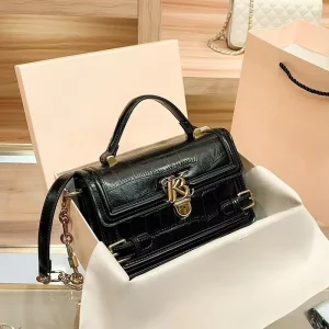 Ladies Luxury PU Bag High Quality Women Handbag With Two Shoulder Straps Popular Fashion Messenger Bags Daily