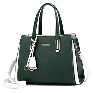 Ladies Trendy Elegant PU Leather Designer Handbag Luxury Top Handle Shoulder Tote Classic Hand Bags for Women