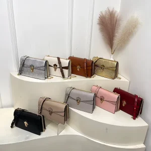 Ladies Vegan Rectangular Shoulder Bag Waterproof Crossbody Women’s Shoulder Bag