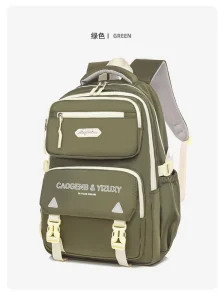 Laptop Bag Backpack Schoolbag Designed with Multiple Compartments Suitable for Students Campus Commuting and Leisure Use