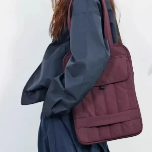 Laptop Bag Shoulder Tote Bag Large Capacity Portable Protective Storage Computer Bag Simple and Fashionable Laptop Bag