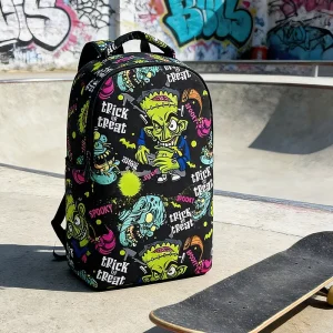 Large Backpack for Girls Boys Multifunctional Daypack Preschool Book Bags Carry on Abstract Graffiti School Backpack