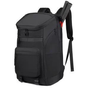 Large Capacity Casual Tennis Bag with Dry Wet Pocket Two Way Carrying Badminton Backpack with Shoes Compartment