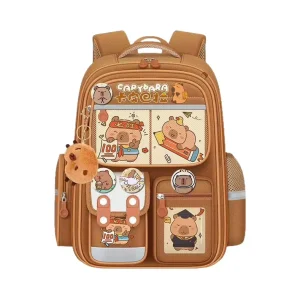 Large Capacity Cute Bow Cartoon Backpack Waterproof Zipper Fashionable Primary School Students Unisex Schoolbag Oxford Air