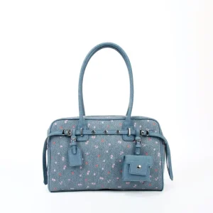 Large Capacity Denim Print Underarm Bag Women’s Shoulder Bags Crossbody Bag