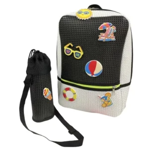 Large Capacity EVA Hole Schoolbag DIY Charm Pendant Partition Layer Outdoor Travel Student Backpack