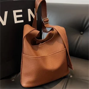 Large Capacity High End Mother Daughter Tote Bag Simple Casual Shoulder Bag Women ZIP