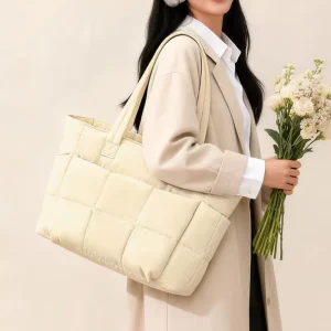 Large Capacity Nylon Computer Crossbody Shoulder Bag Fashionable Tote Bag