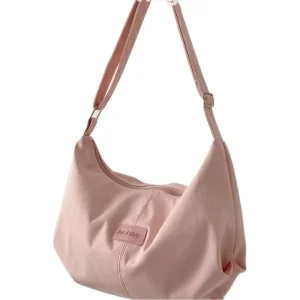 Large Capacity Single Shoulder Bag for Women Simple Versatile Dumpling Bag Casual Student