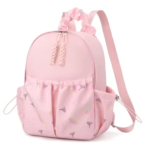 Large Capacity Unisex Cartoon Dance Bag Waterproof Polyester Ballet Latin Dance Practice Clothes Storage Backpack