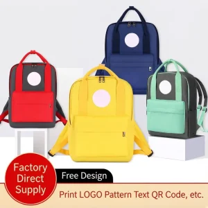 Latest Factory Customized Printed Logo Backpack for Primary School Students Outdoor Fashion Computer Backpack