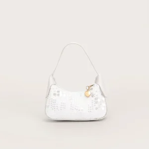 Latest Trendy Women’s Hobo Shoulder Bag Fashionable Bling Evening Bag with Zip Closure for Wedding Parties Ladies Sequins