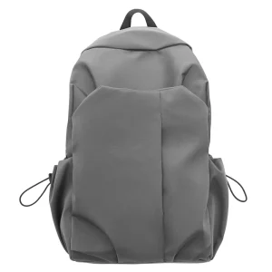 Lightweight Backpack for Men and Women Solid Color Computer Backpack Large Capacity Student Backpack