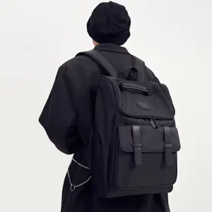 Lightweight Large Capacity Backpack for Men Women Junior High College Students Senior High School Leisure Backpack