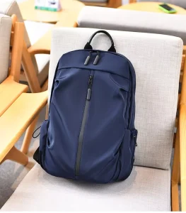 Lightweight Waterproof Breathable Fashion Zipper Travel Backpack Mens Large Capacity Business Laptop Bag Casual Minimalist
