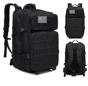 Low MOQ 900D Oxford Tactical Backpack 45L Molle Pouch Assault Pack Camping Tactical Backpack Bag OEM Hiking Backpack