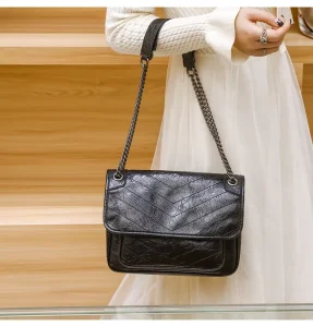 Luxury Designer Bags Fashion PU Material Handbags Purses with Two Handles Exclusive Candy Pattern Chain Decoration