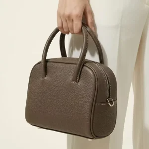Luxury Designer Handbags for Women Real Grain Leather Manufacture Ladies Boston Shoulder Bag Purses Clutch Bags OEM ODM