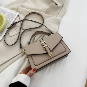 Luxury Ladies Small Waterproof 3L+ Capacity Shoulder Clutch Bags PU Leather Zipper Closure Fashion Brand Bag