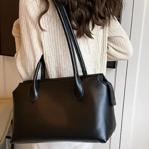 Luxury Ladies Soft Durable Lightweight Genuine Leather Casual Tote Zipper Closure Shoulder Handbag Fashion Women’s Bag
