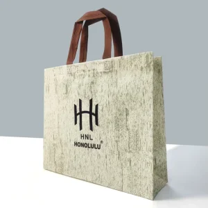 Luxury Non woven Reusable Eco Friendly Custom Printed Recyclable Tote Bags with Logo for Clothing Composite Material