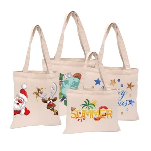 MOQ 20pcs Eco Friendly Cotton Shopping Bag Recycled Reusable Canvas Tote Bags With Custom Printed Logo