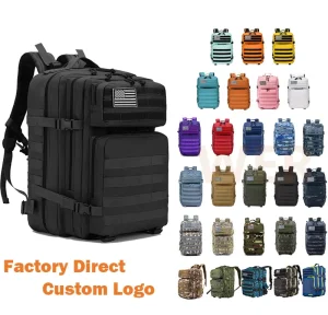 Men’s Tactical Backpack Custom Bag Messenger Outdoor Module Mochila Taticas 45L Hiking Bags Oxford Tactical Backpacks For Men
