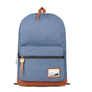 Men’s and Women’s College Style Backpack Simple Hemp Backpack Custom Design and Logo