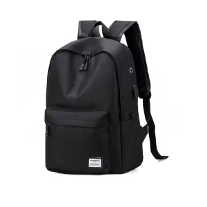 Middle School Students College Style Unisex Large Capacity Geometric Waterproof Zipper Fashion Travel Computer Backpack