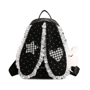 Mori Fashion Japanese Star PU Waterproof Unisex School Backpack with Polyester Lining Zipper Closure and 21L Capacity