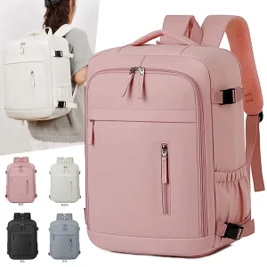Multi Color Water Resistant Women Travel Backpack fits 15.6 Inch Notebook Custom Logo