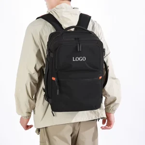 Multi buckle adjustable Laptop Backpack Customized Logo Durable Office Computer Rucksack for Business Commute