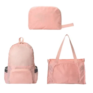 Multifunctional Folding Fashion Waterproof Zipper Softback Unisex Backpack Outdoor Sports Portable 20-35L Air Cushion Belt