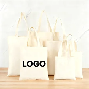 Multiple Sizes Cotton Bags Tote Gift Bags for Advertising Environmentally Friendly Reusable Shopping Tote Bags