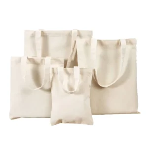 Natural Cotton Tote Bags Cotton Bags with Custom Logo Eco Friendly Canvas Tote Bags