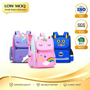 New Fashion Cartoon Bag Girls and Boys Kindergarten Convenient Travel Primary School Unicorn Backpack School Backpack