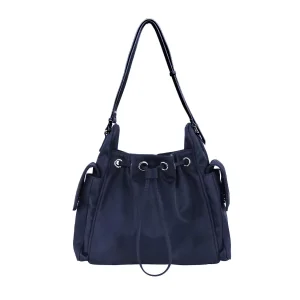 New Fashion Nylon Drawstring Shoulder Bag for Women Crossbody Bag Working Day Bag Factory Customization Bolsa De Mujer