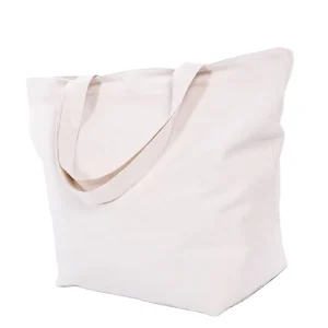 New Fashion Reusable Blank Cotton Canvas Shopping Handbag Tote Bag With Logo
