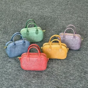New Fashion Trendy Handbags Luxury Leather Crossbody Bag Small Boston Pillow Shoulder Bags for Women