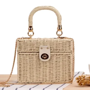 New Girls Women Straw Summer Beach Hand Bag Crossbody Small Ladies Women Shoulder Handbags