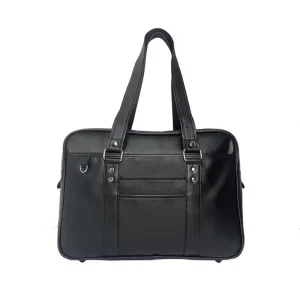 New Ladies PU Tote Bag Japanese Students Shoulder Bag Two Handles Zip Closure Polyester Lining Fashion Style Outdoor