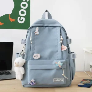 New OEM Promotional Casual Fresh Sweet Low Price Cartoon Waterproof Polyester Lining Children School Backpack