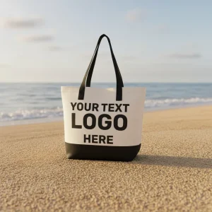 New Style Eco Friendly Organic Cotton Canvas Tote Bag with Custom Logo for Women
