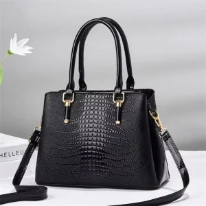 New Versatile Fashion Large Capacity Middle Aged Mom Retro Simple Elegant Temperament Women’s Shoulder Bag