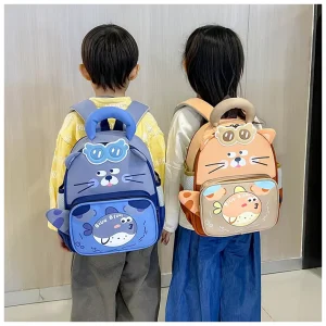 New Waterproof Children’s School Bag Adjustable Student Backpack Cute Cartoon Sac a dos School Bags for Kids