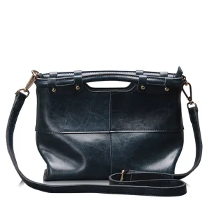 New Womens Leather Tote Bag Vintage Style Crossbody Shoulder Bag Fashion Handbag Purse for Women