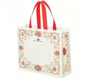 Non Woven Bag Laminated Polypropylene Tote Bag Durable Heat Seal Silk Screen Printed Custom Logo Reusable Eco Friendly